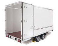 Koffer auen wei - innen silber Zubehr fr Humbaur-Anhnger Pkw-Anhnger Trailer Hnger Preise billig gnstig kaufen Verkauf Online-Shop Hndler