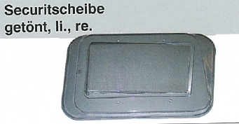 Securitscheibe getnt mit Riffelung links fr Bckmann-Pferdeanhnger  Pferdeanhnger-Teile-Zubehr / Bckmann - Pferdeanhnger - Teile