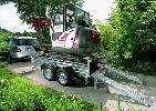 Pkw-Anhnger 2500 kg Baumaschinen-Transporter mit Stahlauffahrschienen Tandem (Humbaur 3549 / HS252916BS), Innenmae 299x165x35 cm